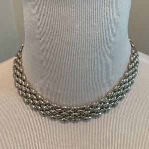 Silver Statement Necklace